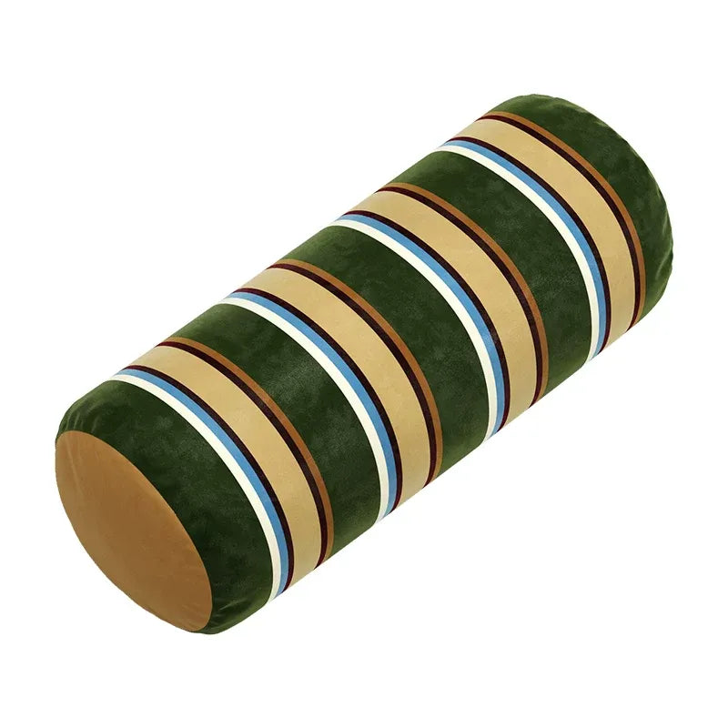 Colorblock Stripe Bolster Pillow