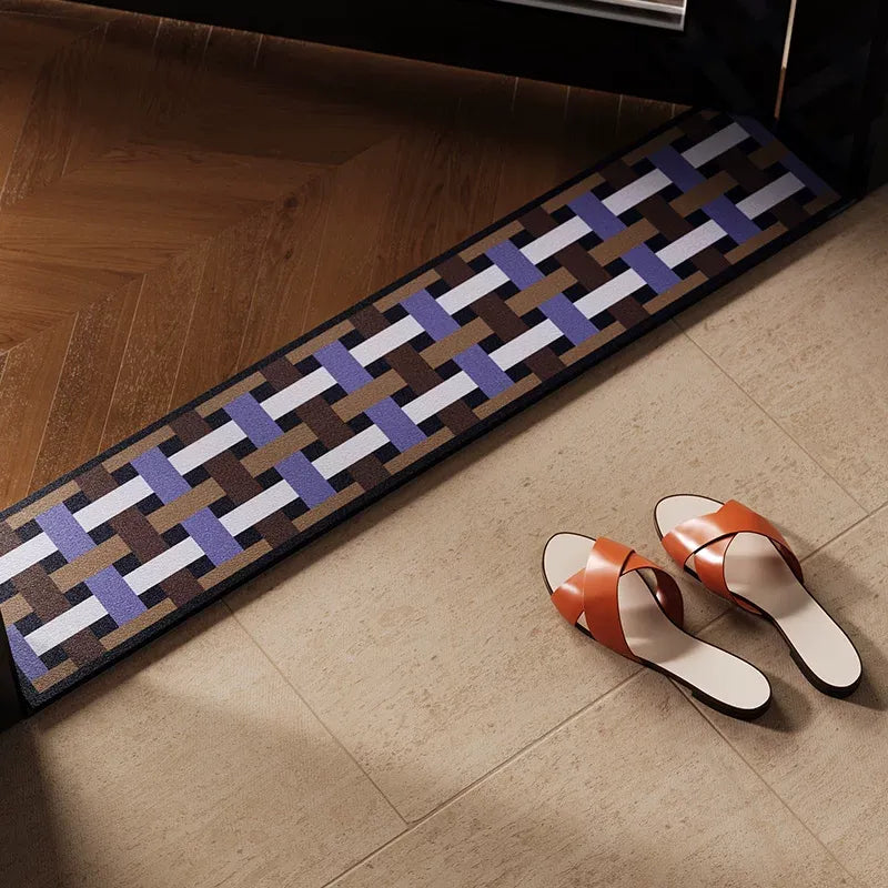 Geometric Weaving Narrow Door Mat