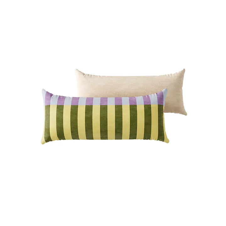 Fortune Striped Lumbar Pillow