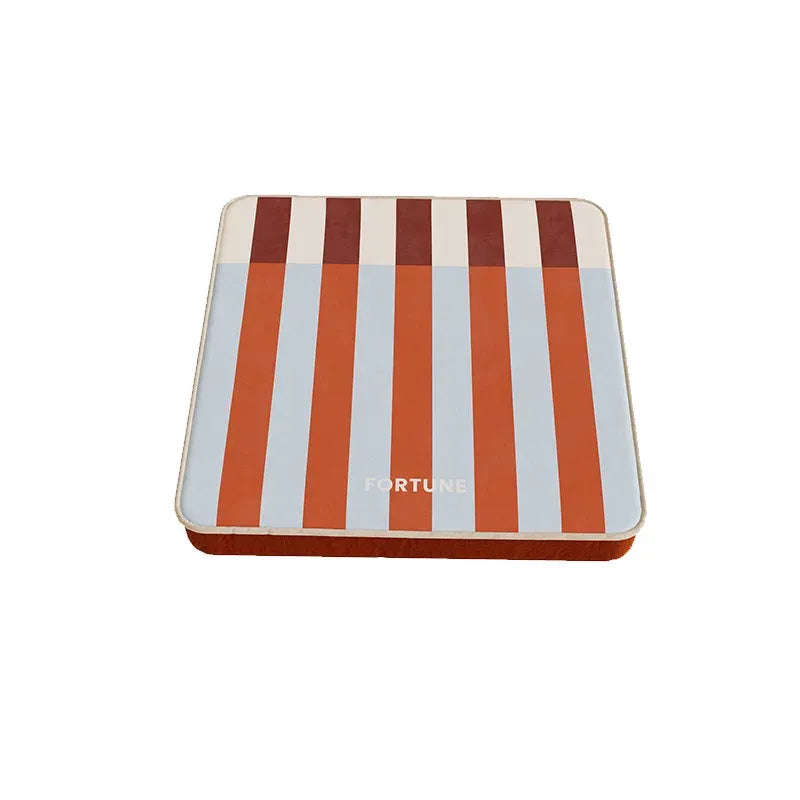 Fortune Striped Square Seat Cushions