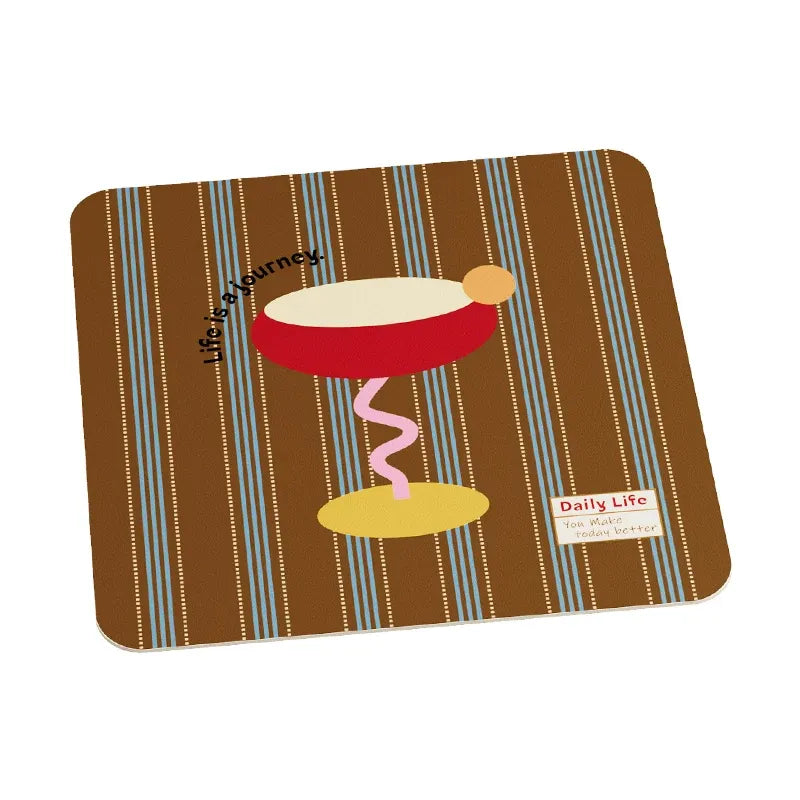 Daily Life Plaid & Stripes Coaster