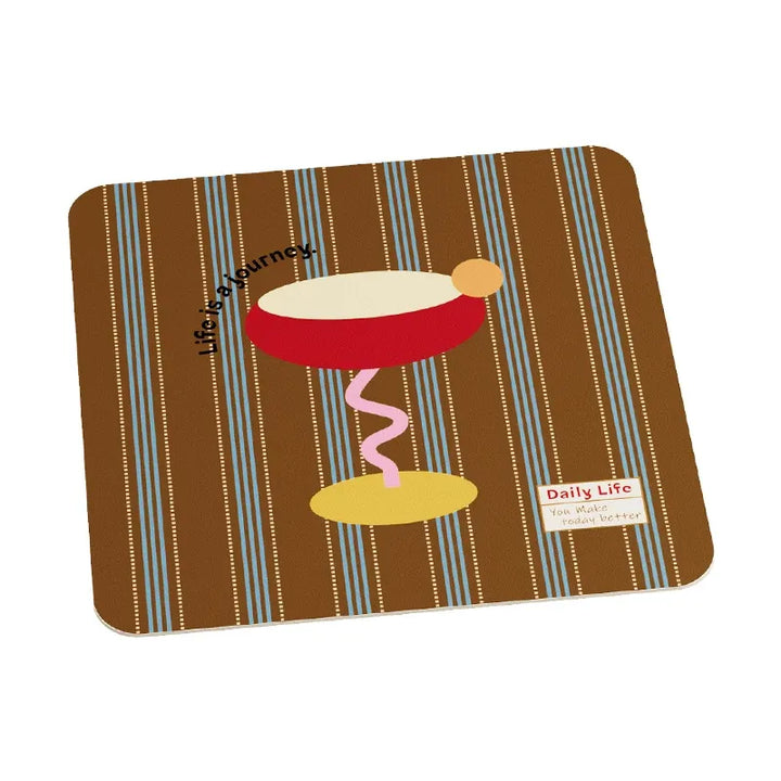 Daily Life Plaid & Stripes Coaster