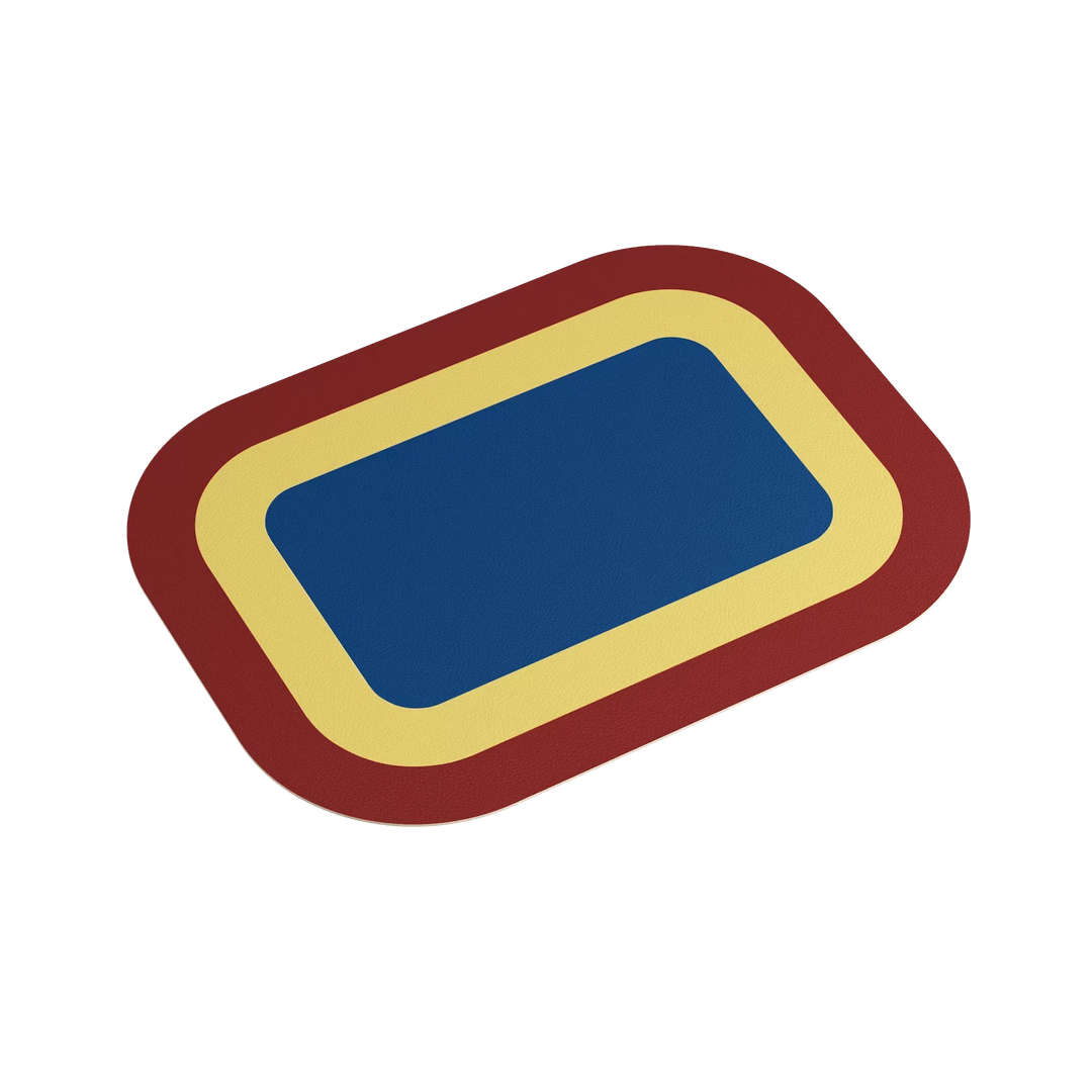 Modern Contrast Color Placemats Set