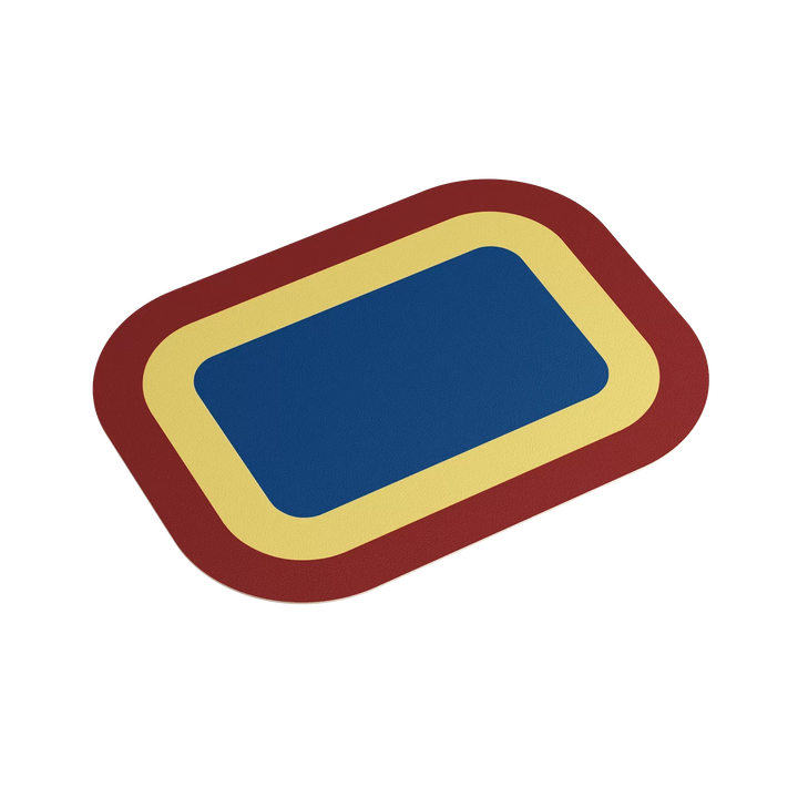 Modern Contrast Color Placemats Set