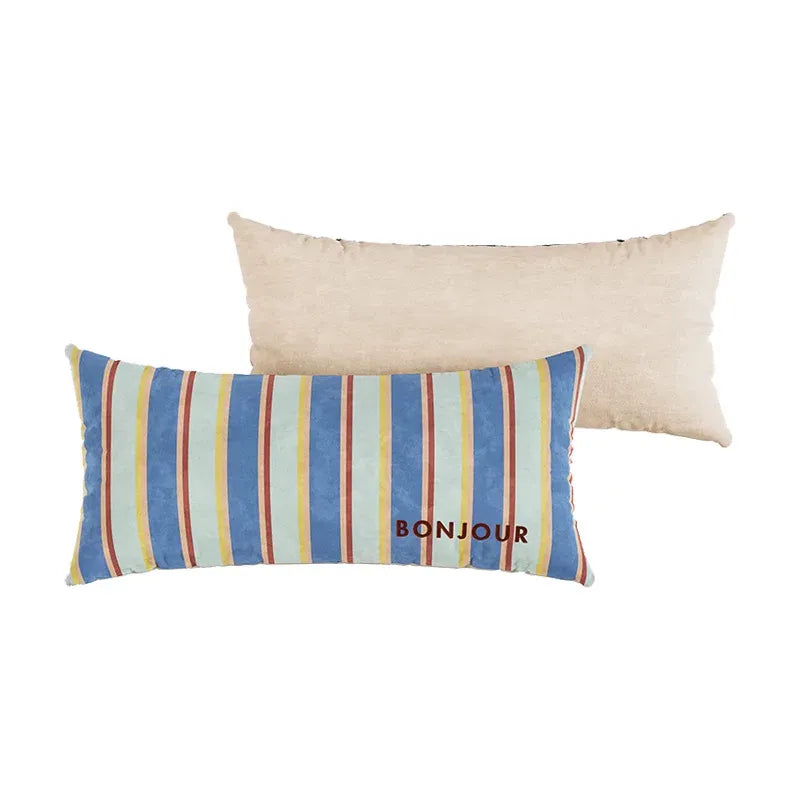 Bonjour Striped Lumbar Pillows