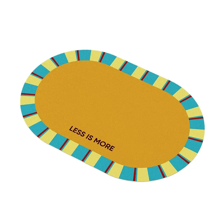 Colorful Less is More Placemats Set