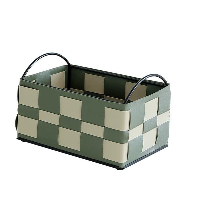 Checkerboard Tier Storage Basket