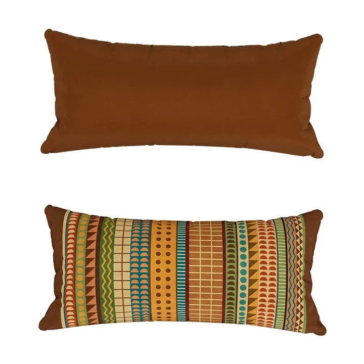Retro Boho Pattern Lumbar Pillow