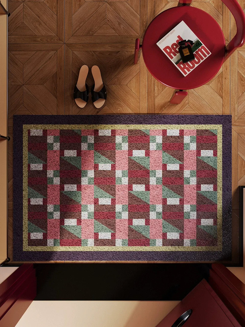 Lovely Day Pattern Door Mat
