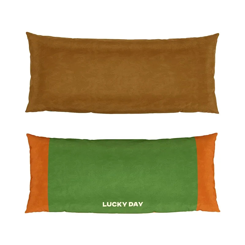 Lucky Day Colorblock Lumbar Pillow