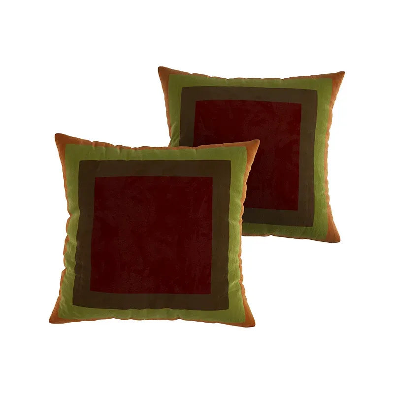 Retro Square Gradient Pattern Pillows