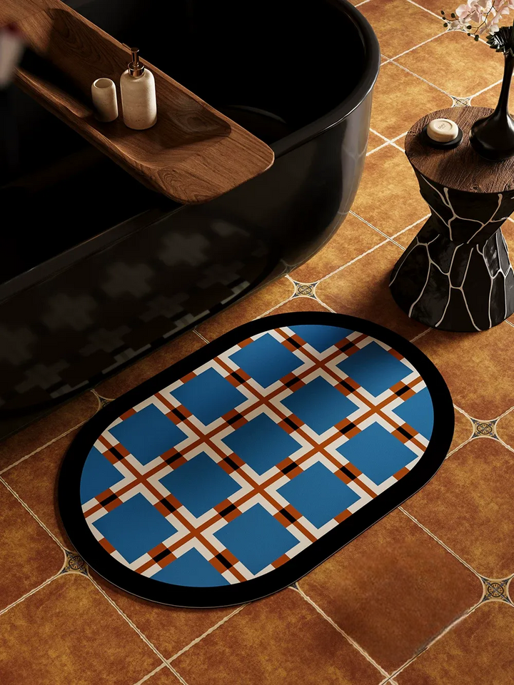 English Style Bathroom Mat