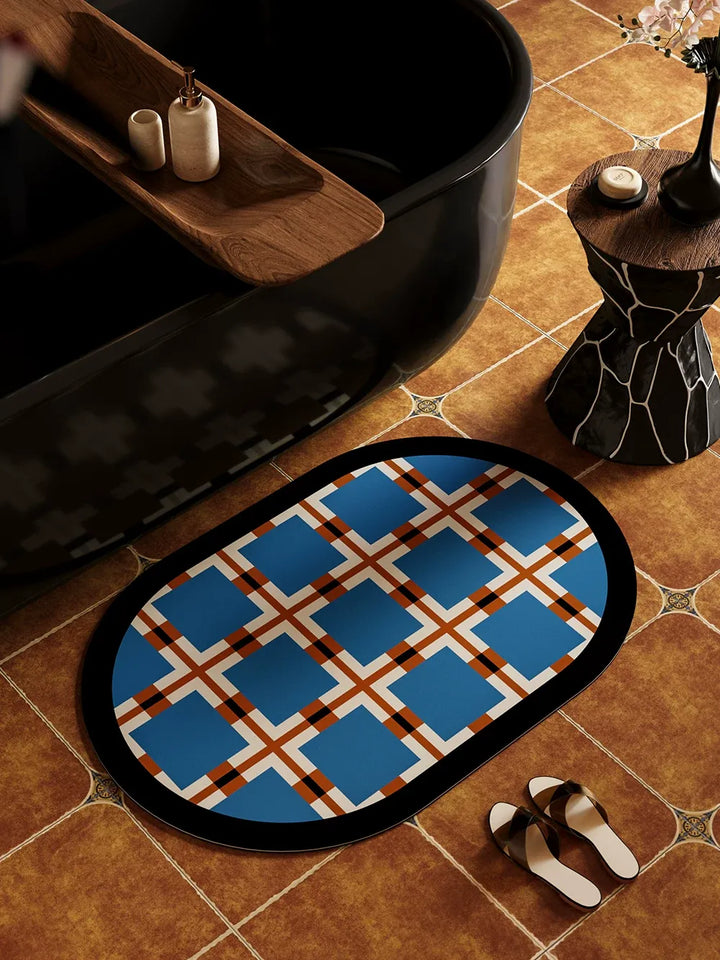English Style Bathroom Mat