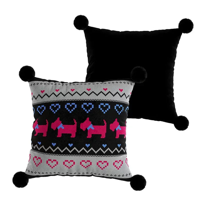 Winter Sweater Pattern Pillows
