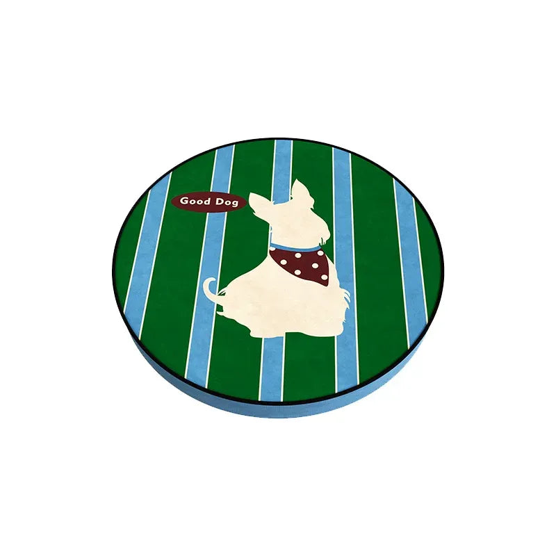 Vintage Plaid Terrier Seat Cushion