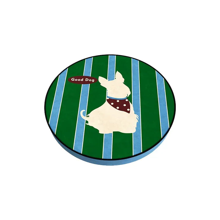 Vintage Plaid Terrier Seat Cushion
