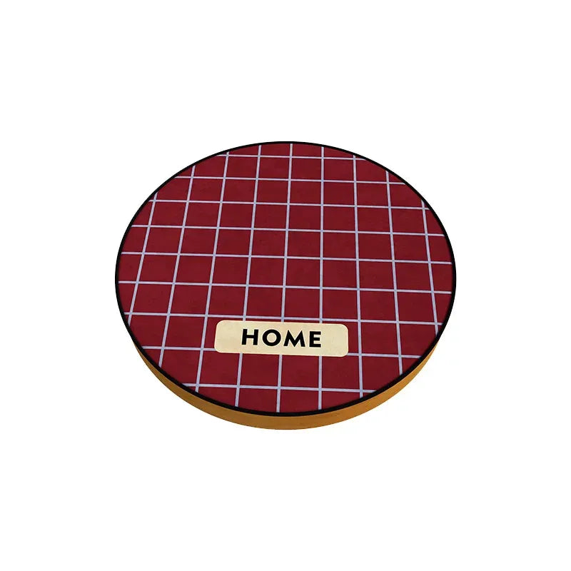 Home Plaid Seat Cushion