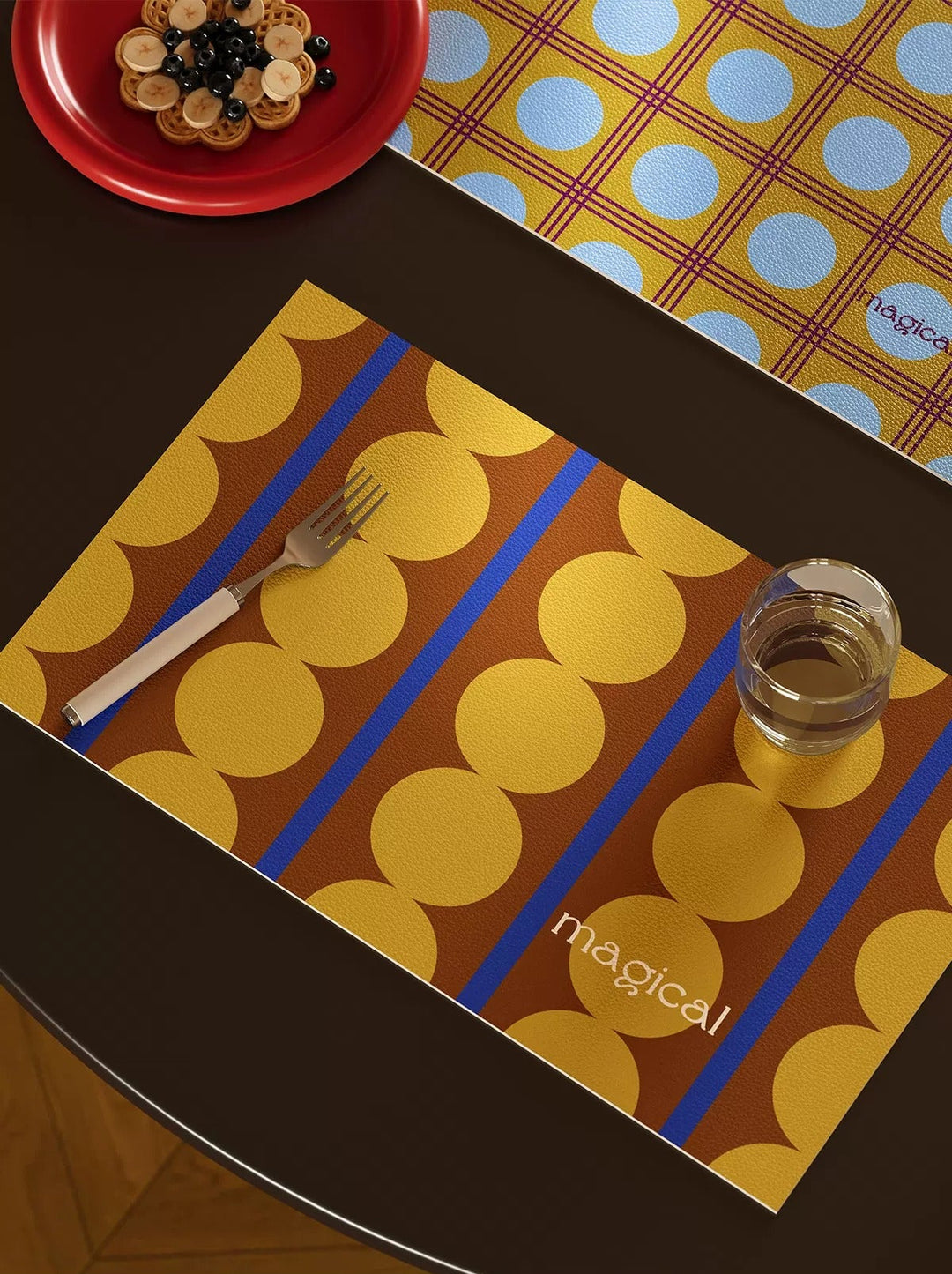 Fantasy Polka Dot Placemats Set