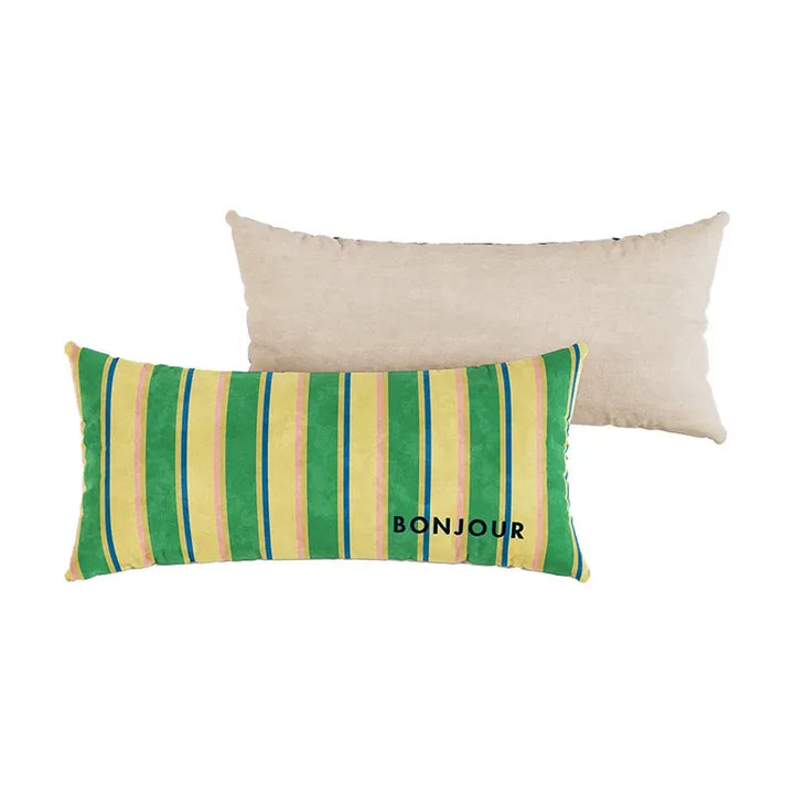 Bonjour Striped Lumbar Pillows