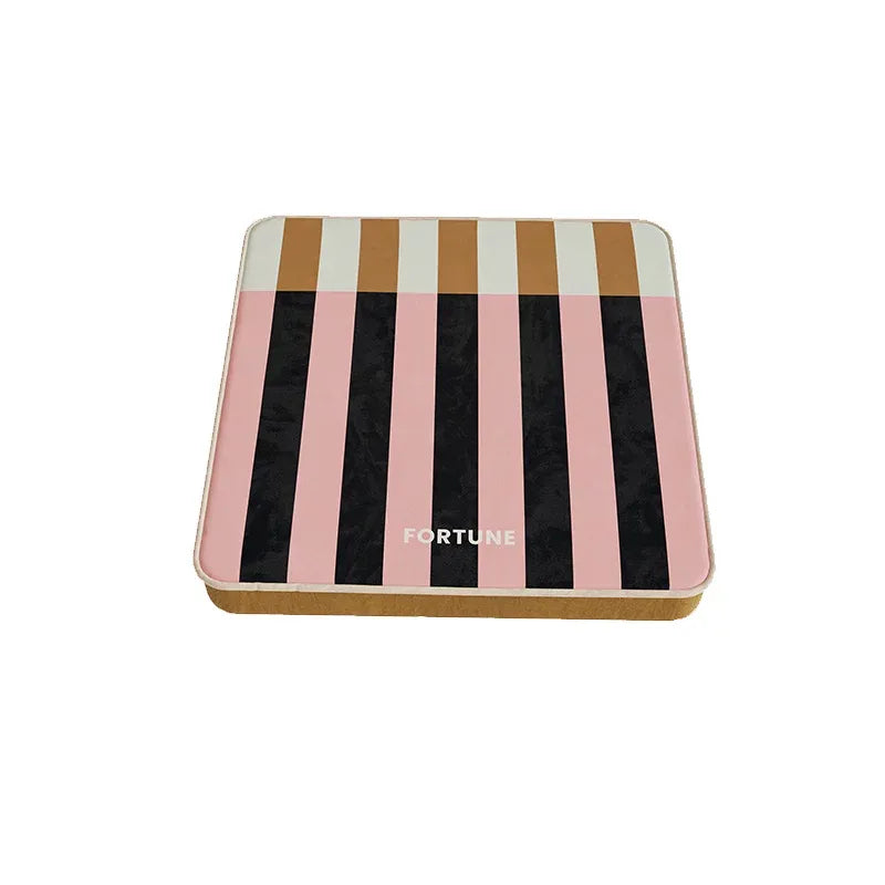 Fortune Striped Square Seat Cushions