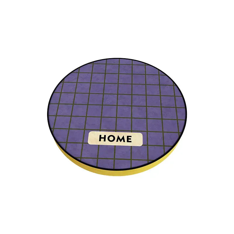 Home Plaid Seat Cushion