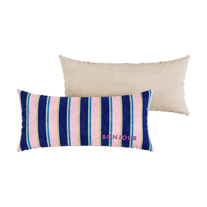 Bonjour Striped Lumbar Pillows