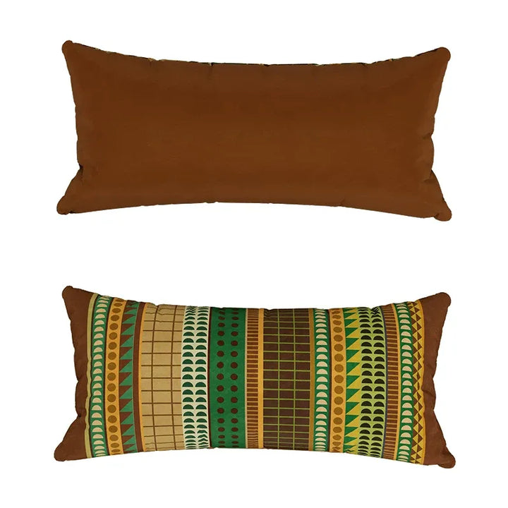 Retro Boho Pattern Lumbar Pillow