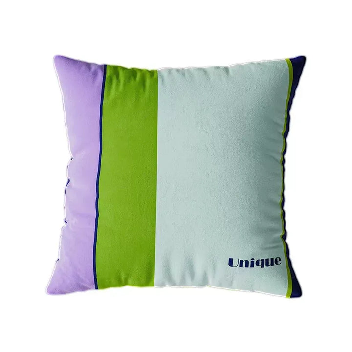 Unique Colorblock Striped Pillows