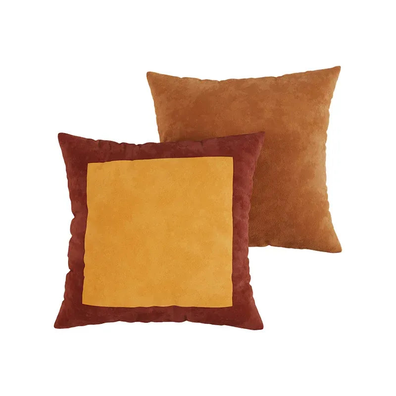 Brown Color Box Pillow