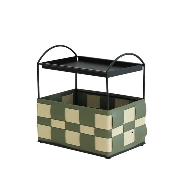 Checkerboard Tier Storage Basket
