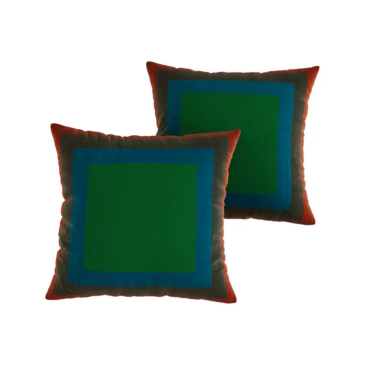 Retro Square Gradient Pattern Pillows