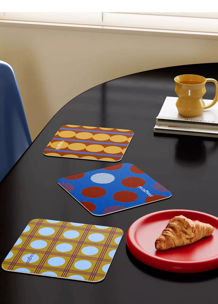 Fantasy Polka Dot Coasters