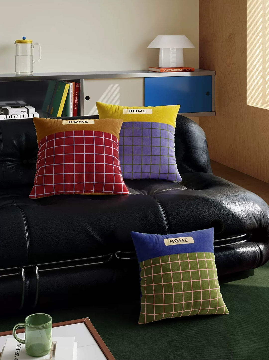 Home Plaid Pillow Covers