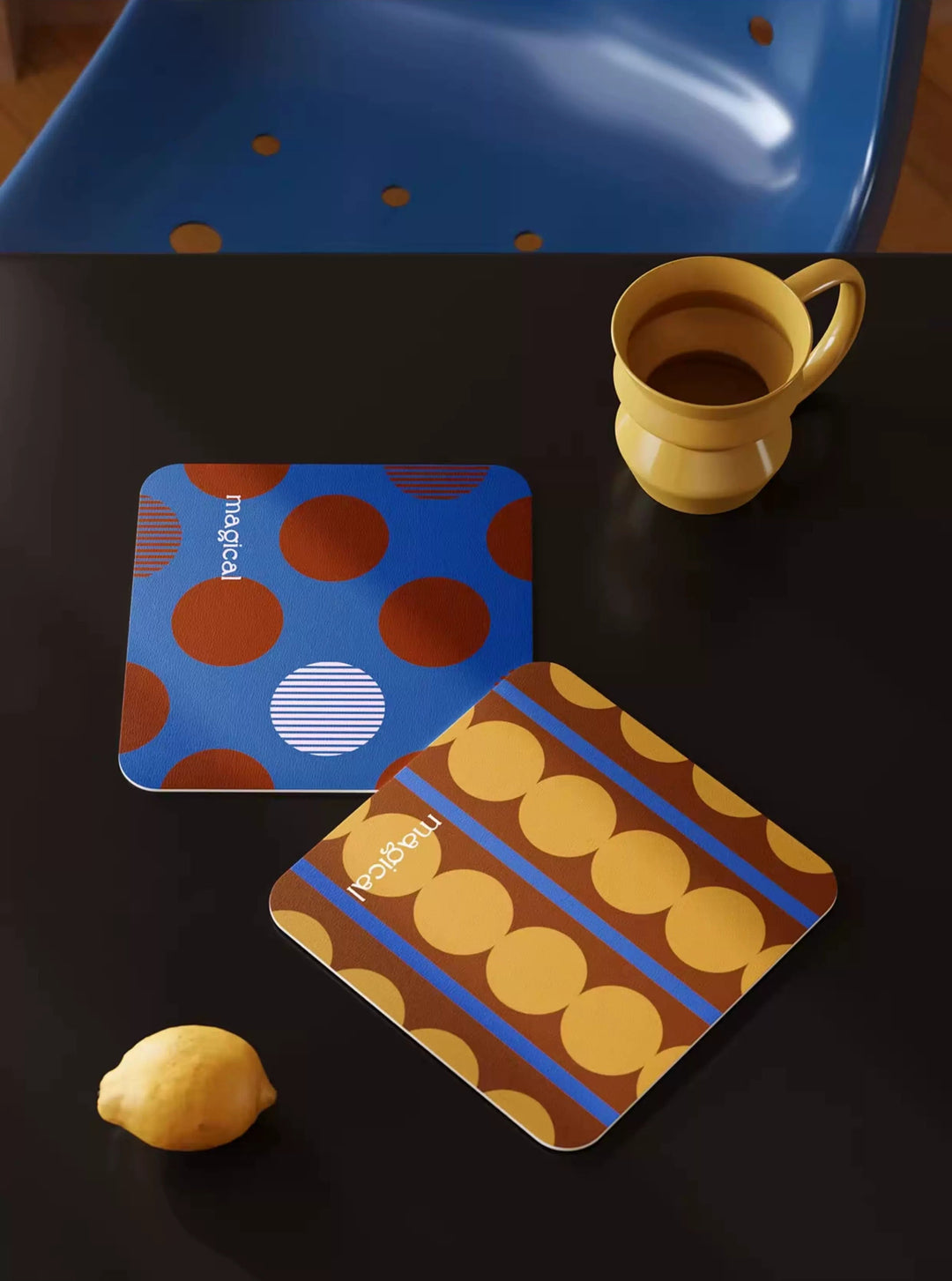 Fantasy Polka Dot Coasters