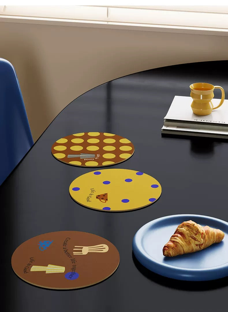 Life is Good Brown Coasters