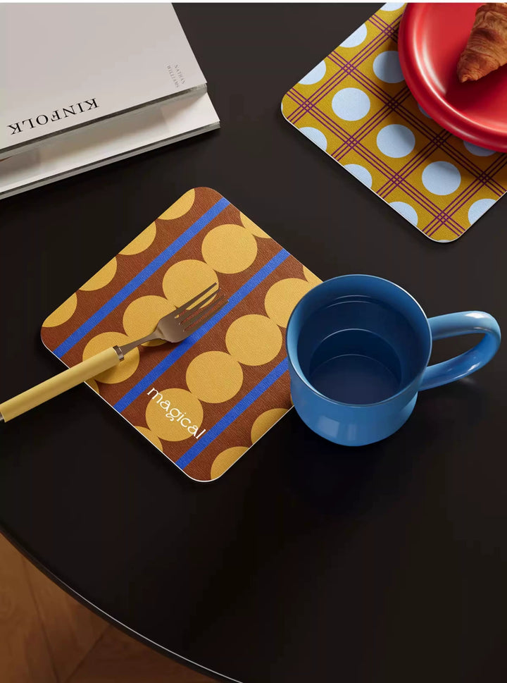 Fantasy Polka Dot Coasters
