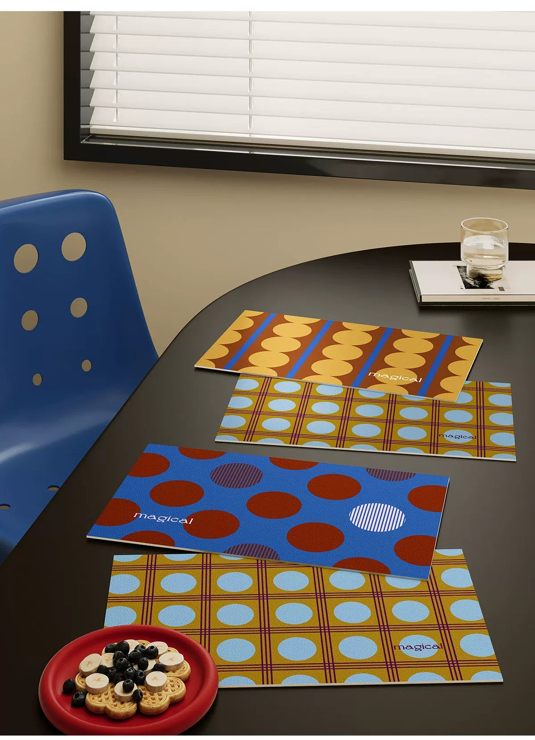 Fantasy Polka Dot Placemats Set
