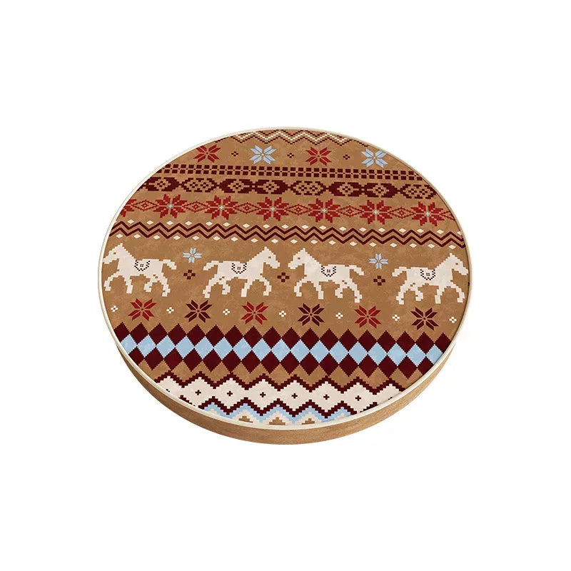 Horse Sweater Pattern Seat Cushions