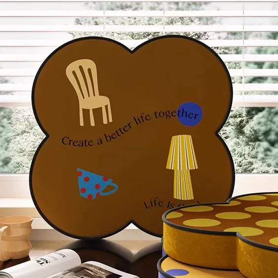 Life is Good Brown Seat Cushion