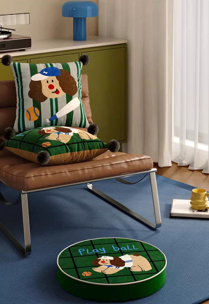 Baseball Dog Pillow Covers