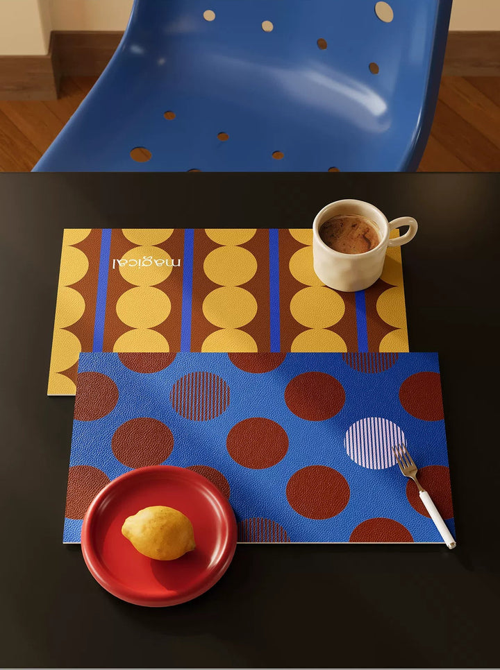 Fantasy Polka Dot Placemats Set