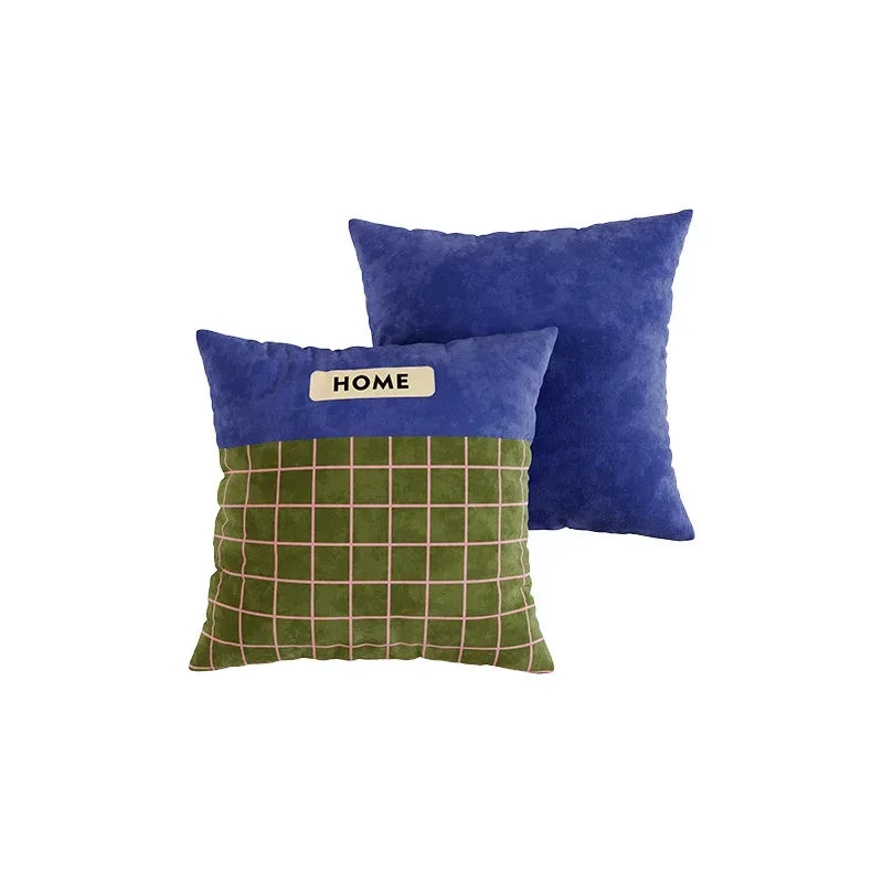 Home Plaid Pillow Covers