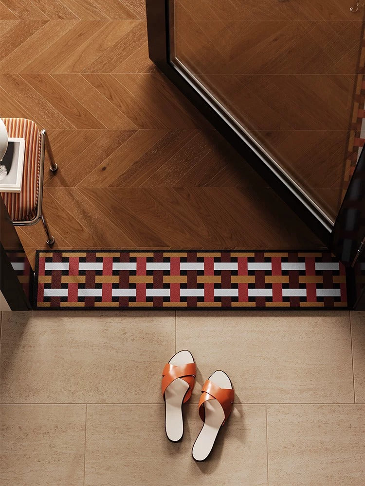 Geometric Weaving Narrow Door Mat