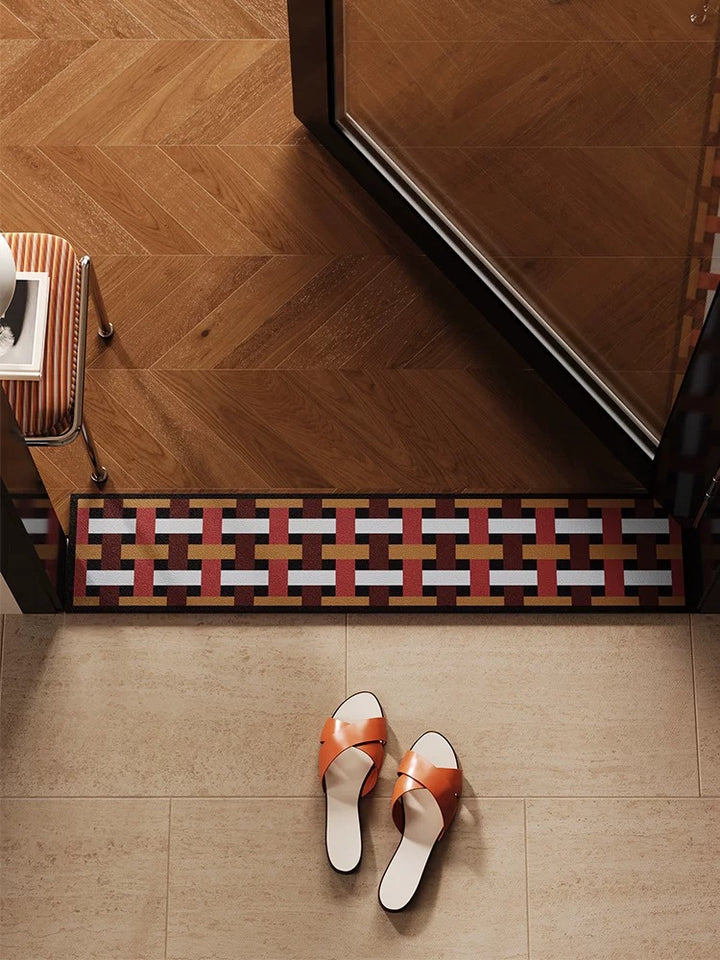 Geometric Weaving Narrow Door Mat