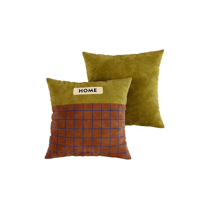Home Plaid Pillow Covers