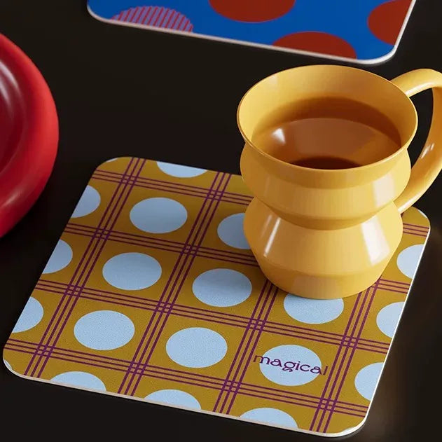Fantasy Polka Dot Coasters