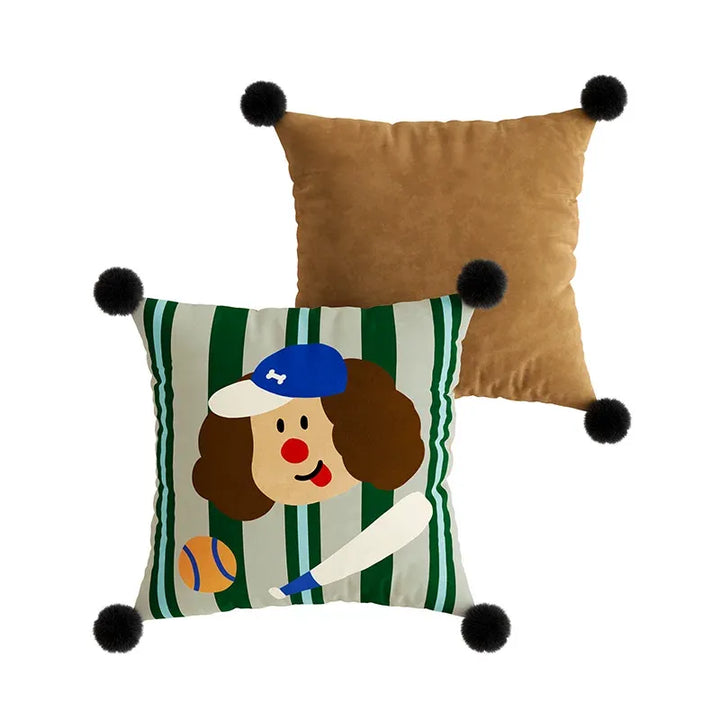 Baseball Dog Pillow Covers