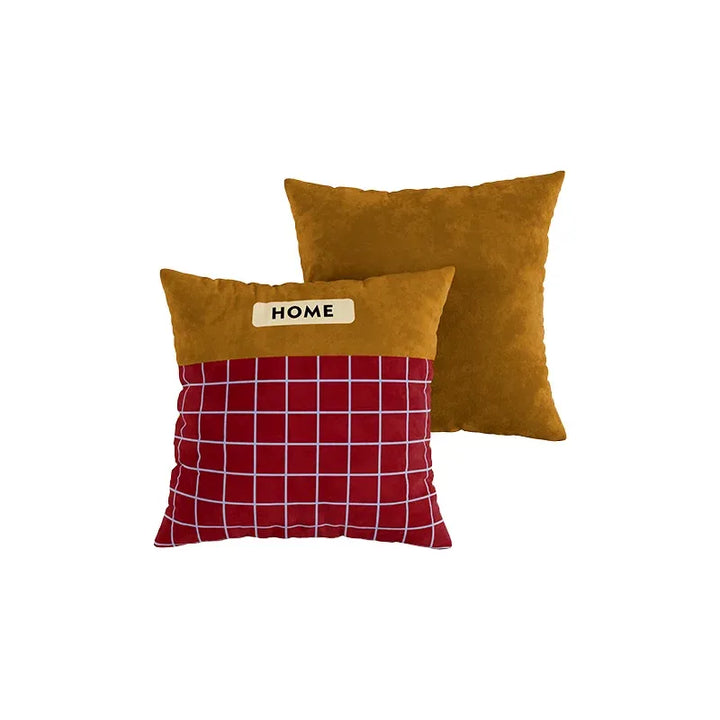 Home Plaid Pillow Covers