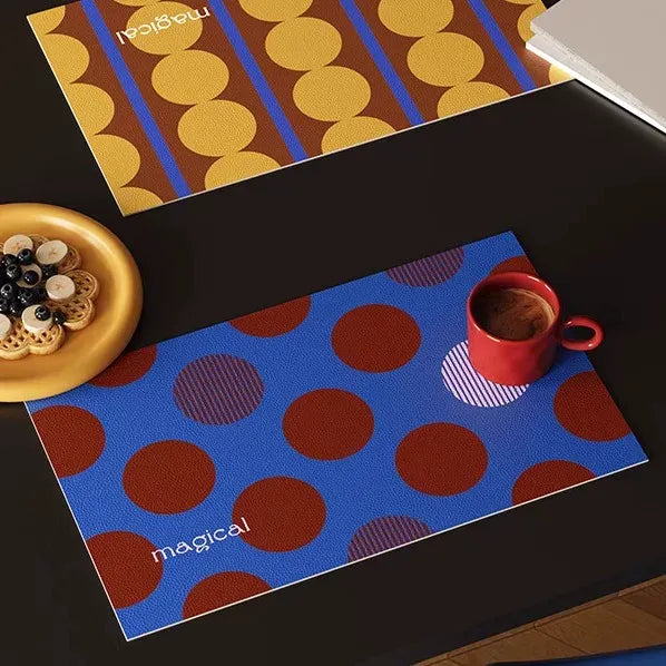Fantasy Polka Dot Placemats Set