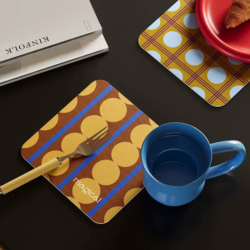 Fantasy Polka Dot Coasters